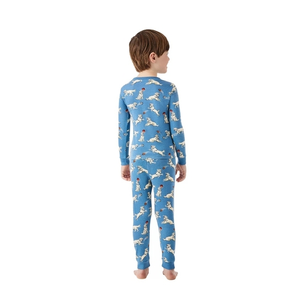 NWT Member's Mark Toddler Boys 4-Piece Organic Cotton Sport Pajama Set(Size: 4T) - Picture 8 of 11